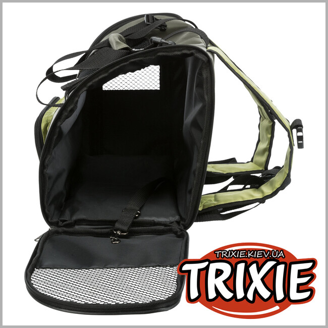 ТРИКСИ Украина - Рюкзак Trixie Shiva Backpack (нейлон 41*30*21cм зеленый)