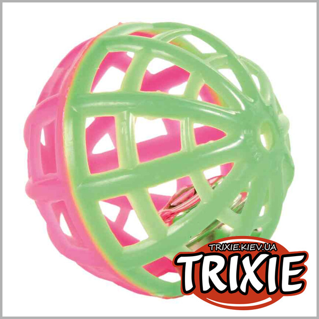 ТРИКСИ Украина - Набор мячиков гремящих для кошки TRIXIE (4см * 3 шт)