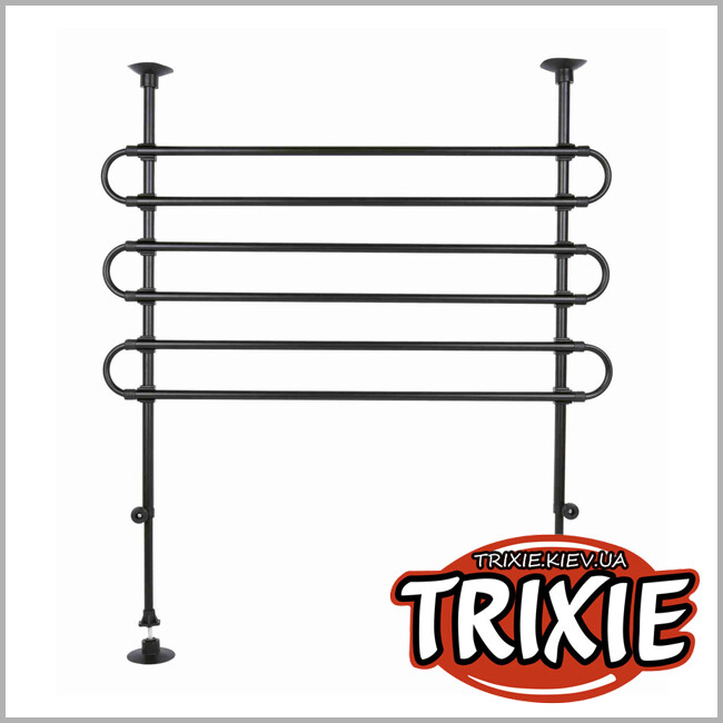 ТРИКСИ Украина - Автомобильная решетка Trixie 1315 в багажник для животных, ширина: 85-140см, высота: 75-110см, черный