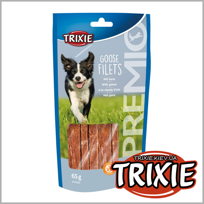 ТРИКСИ Украина - Лакомство для собак Trixie 31809 PREMIO Goose Filets с гусем 65г
