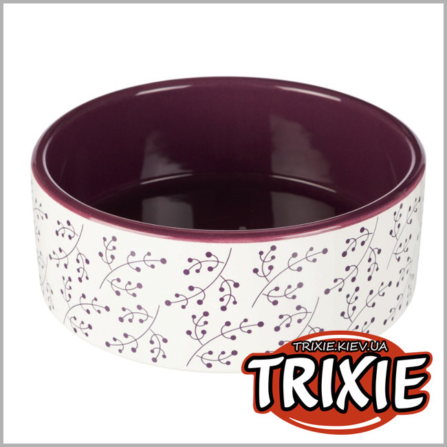 ТРИКСИ Украина - Керамическая миска для собак Trixie (0.8л / 16см)