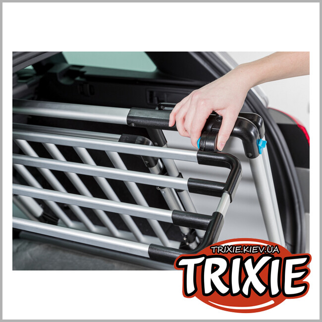 ТРИКСИ Украина - Дополнение к решетке TRIXIE в авто#13201 (92х27х4см, серебо/черный)