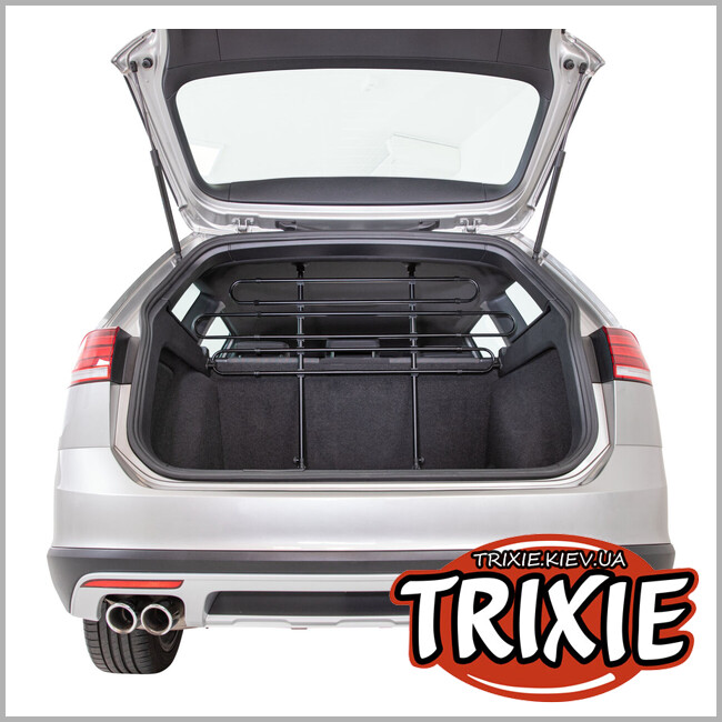 ТРИКСИ Украина - Автомобильная решетка Trixie 1315 в багажник для животных, ширина: 85-140см, высота: 75-110см, черный