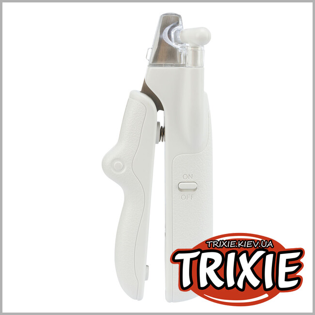 ТРИКСИ Украина - Кусачки для когтей со светодиодом Trixie 23800 (пластик/нержав.сталь),15см