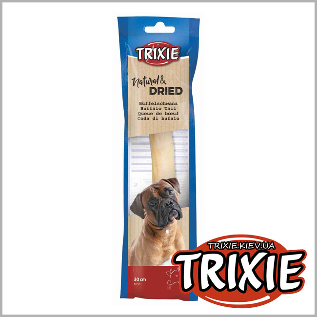 ТРИКСИ Украина - Сушёный бычий Баффало хвост TRIXIE (30 cм)