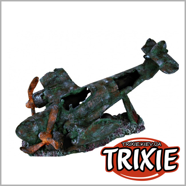 ТРИКСИ Украина - Грот для рыб TRIXIE- Затонувший аэроплан