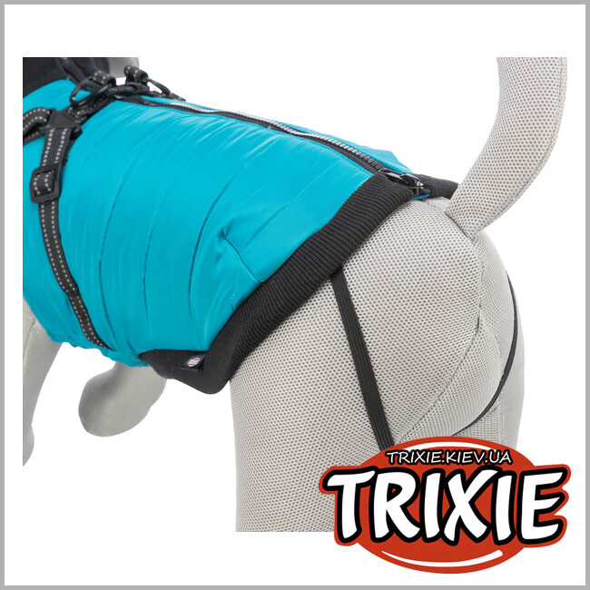 ТРИКСИ Украина - Попона для собак с подтяжкой Trixie 680351 "Pontis" со подтяжкой, XS: 27см, аква