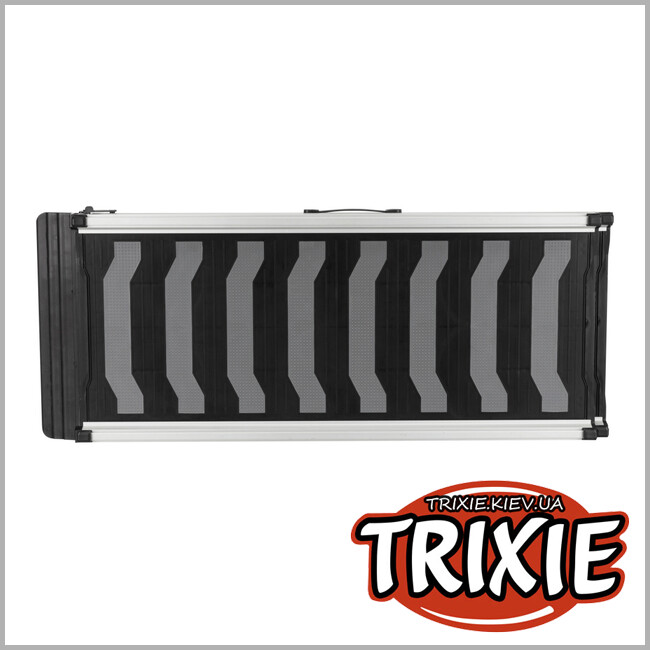 ТРИКСИ Украина - Пандус складной Petwalk-TRIXIE (40 х 102–170 см, 6,2 кг, до 100 кг, черный/серый)
