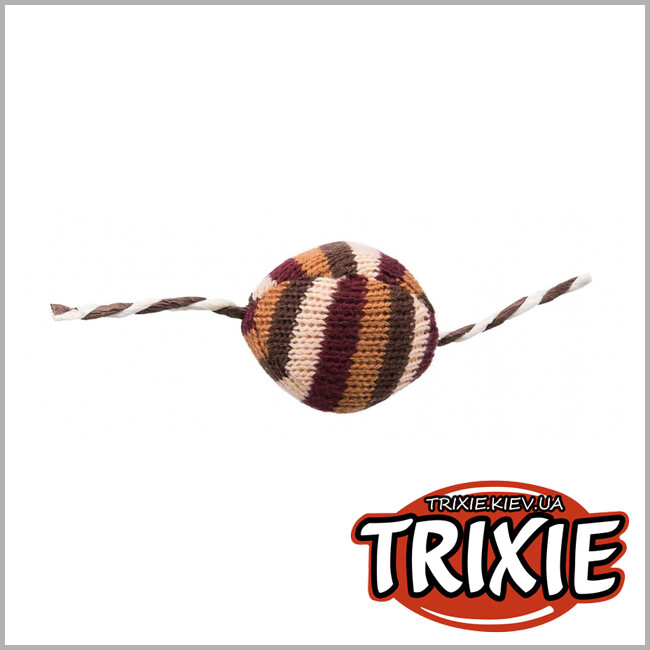 ТРИКСИ Украина - Набор вязанных мячиков TRIXIE (4 см, в уп. 2 шт, разные цвета)