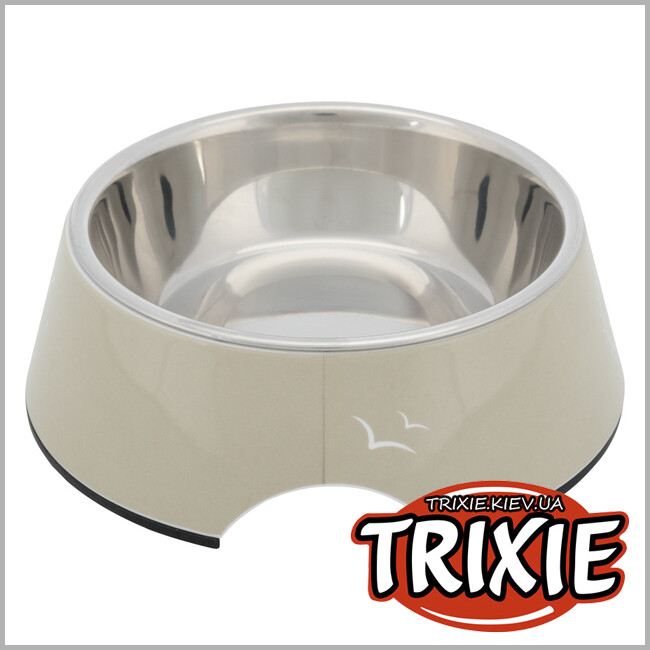 ТРИКСИ Украина - Миска BE NORDIC-TRIXIE (меламин, , 0.4л/17см, песочный)
