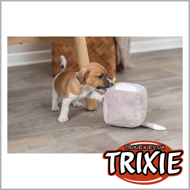 ТРИКСИ Украина - Игрушка Junior лисичка Trixie 36167 в форме куба (плюш), 13см