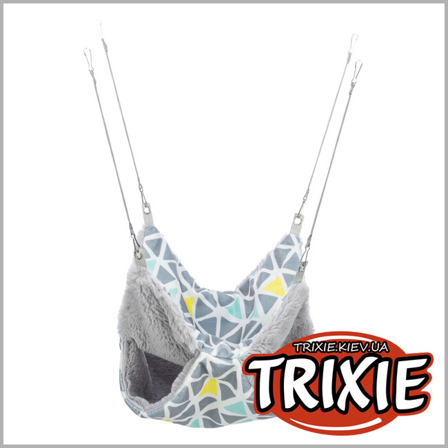 ТРИКСИ Украина - Гамак "Sunny" Trixie 62686 двухэтажный, подвесной, для хомячка (плюш), 30х30см