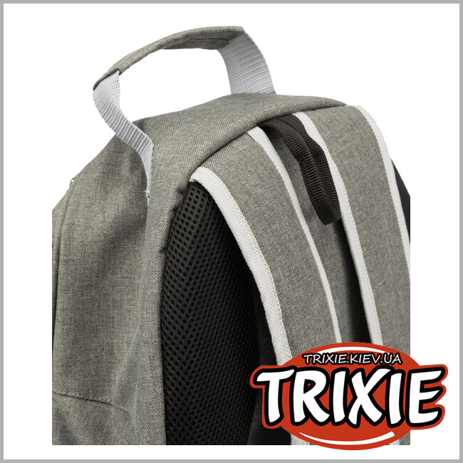 ТРИКСИ Украина - Сумка/рюкзак-переноска для животных Trixie 28850 "Dan", 34х44х26см, серый
