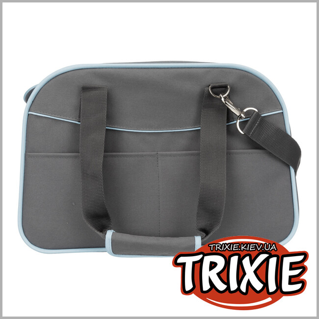 ТРИКСИ Украина - Cумка-переноска Alison-TRIXIE (20х29х43 см, серый/синий)