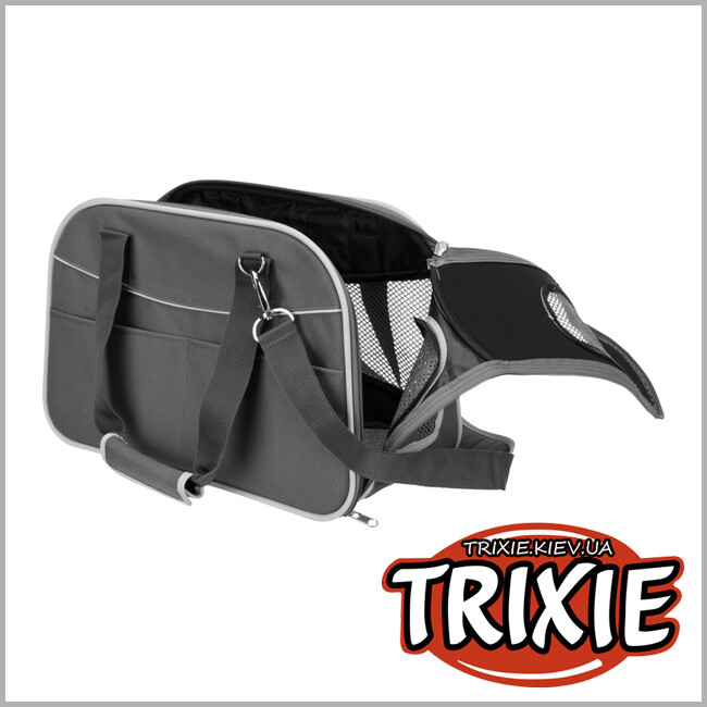 ТРИКСИ Украина - Cумка-переноска Alison-TRIXIE (20х29х43 см, серый/синий)