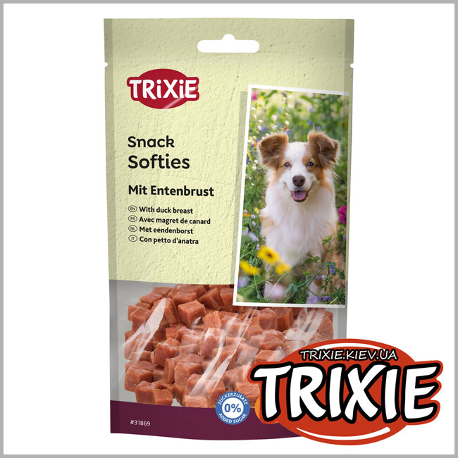 ТРИКСИ Украина - Лакомство для собак Trixie 31869 PREMIO Duck Softies утка 100г