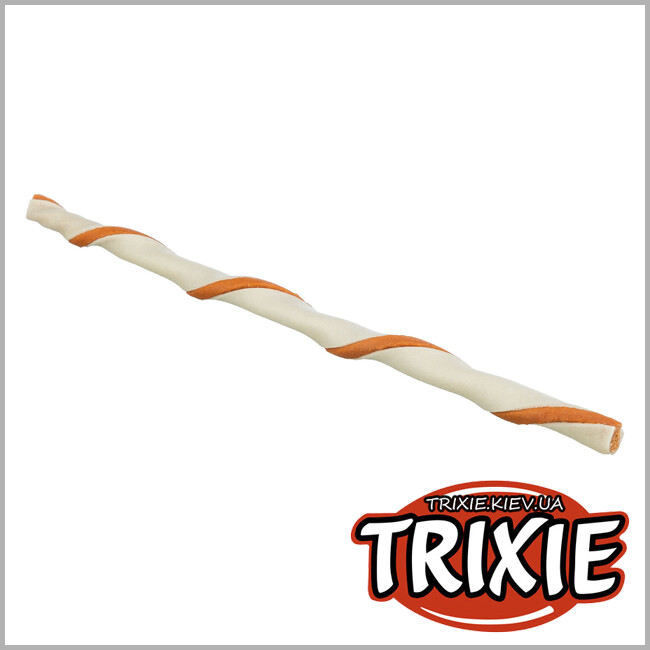ТРИКСИ Украина - Жевательные палочки "Twisters" (начинка из курицы), 34см/40гр Trixie 27650