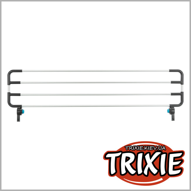 ТРИКСИ Украина - Дополнение к решетке TRIXIE в авто#13201 (92х27х4см, серебо/черный)