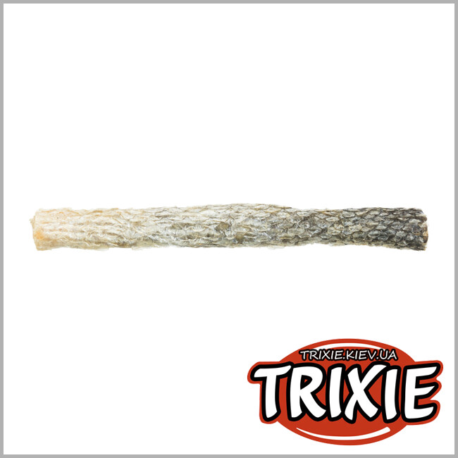ТРИКСИ Украина - Вкусности кожа лосося для собак Trixie 31576 12,5 см, 6 шт./70 г