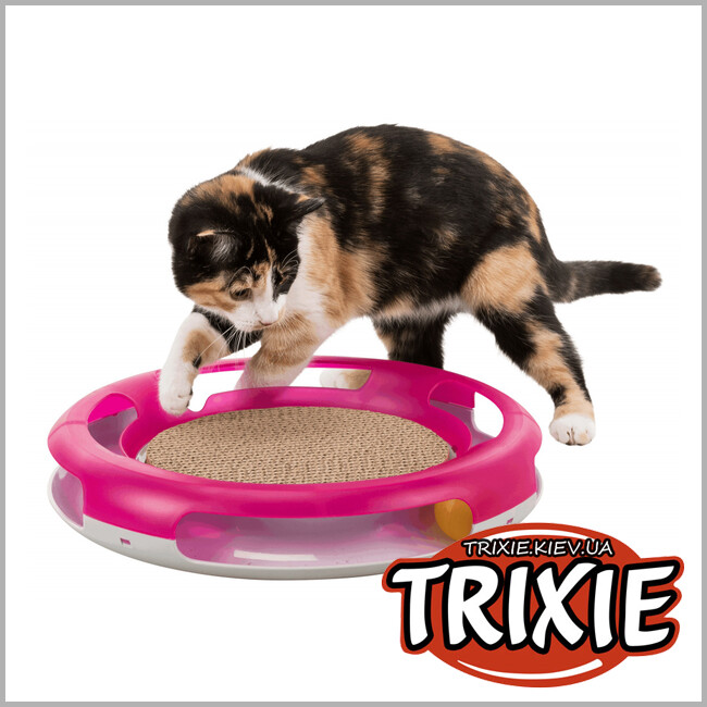 ТРИКСИ Украина - Игрушка для кота Race & Scratch - TRIXIE (37 см)