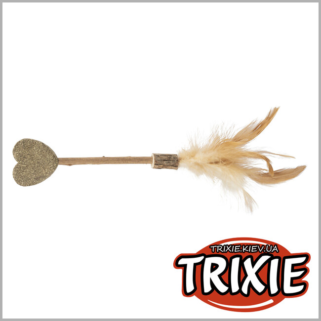 ТРИКСИ Украина - Игрушка Trixie 42441 для кошек Леденец с мататаби и сердечком 23 см