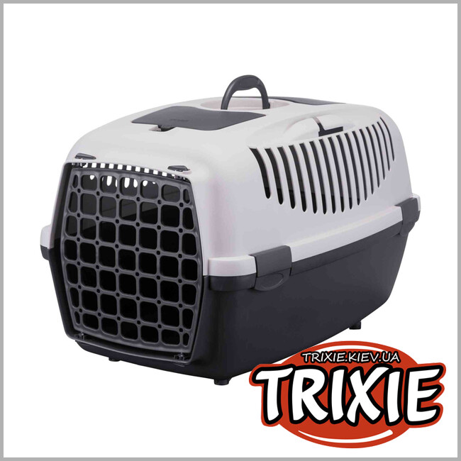 ТРИКСИ Украина - Переноска Trixie Capri Transport Box 3 (40*38*61см серый )