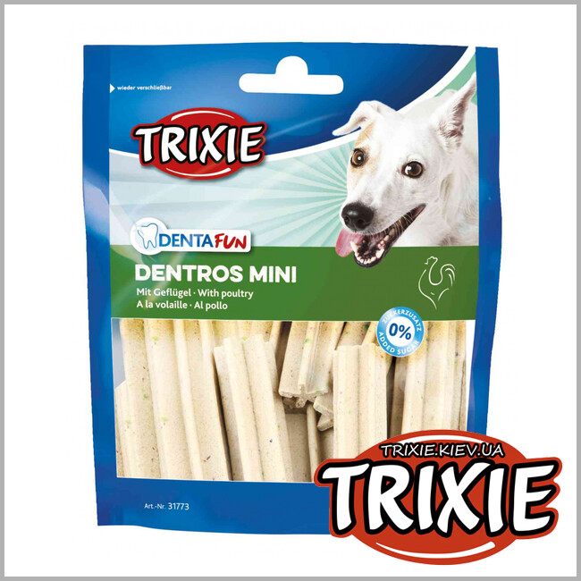 ТРИКСИ Украина - Для зубов палочки Trixie DentaFun Dentros Mini (птица 80g)