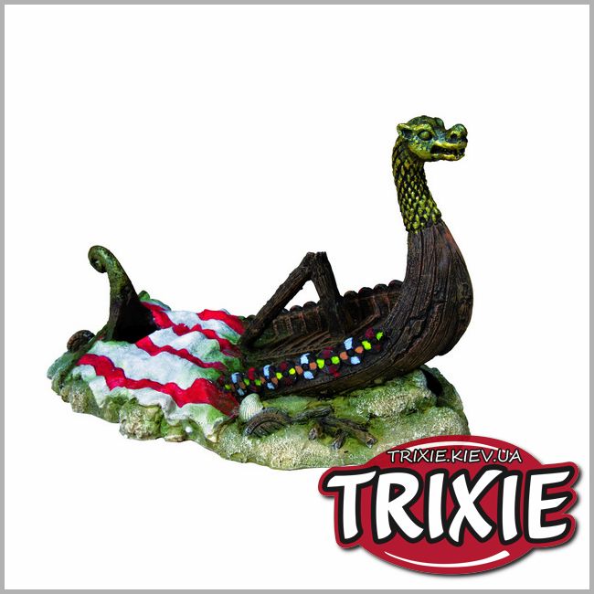 ТРИКСИ Украина - Грот для рыб TRIXIE- Корабль викингов