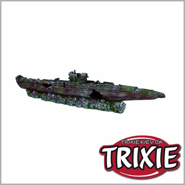 ТРИКСИ Украина - Грот для рыбок TRIXIE - Субмарина (51см)