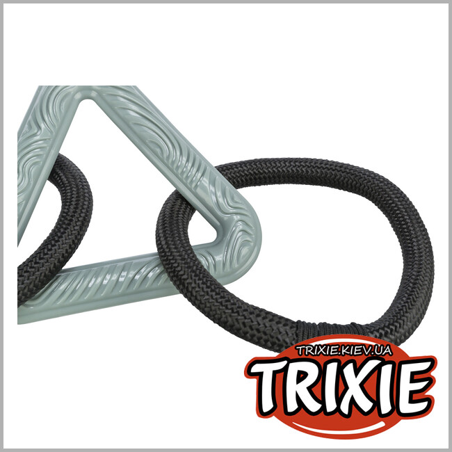 ТРИКСИ Украина - Треугольник CityStyle Trixie 34729 с веревочными кольцами, TПГ, 44см