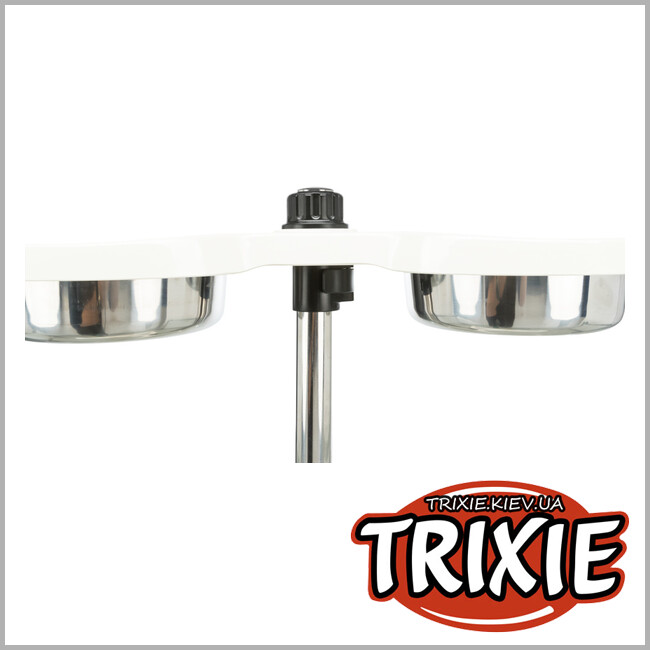 ТРІКСІ Україна - Стояк + 2 миски Trixie Dog Bar (меламін/метал 2*1.6L / 21см)