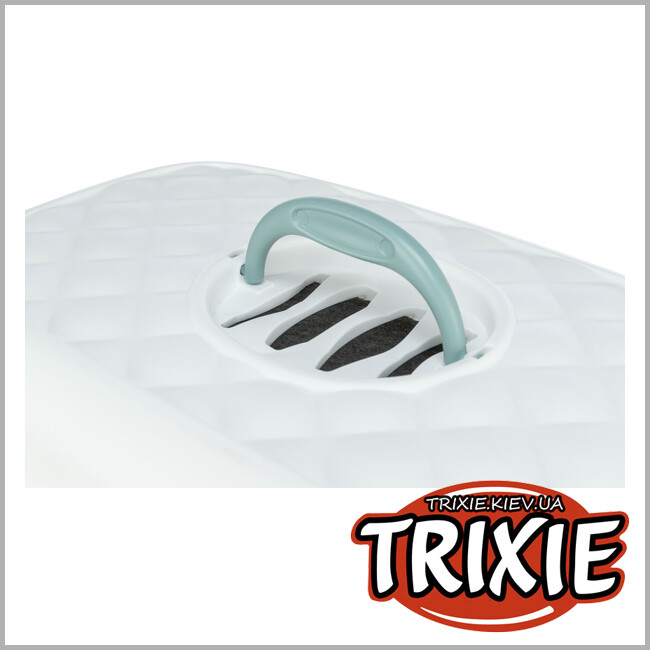 ТРИКСИ Украина - Туалет-домик Trixie 40570 для кота "Davio Top", 56х39х39см, зеленый/белый