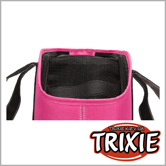 ТРИКСИ Украина - Сумка переноска Trixie Alea Carrier (розовый/серый 16*20*30 см)