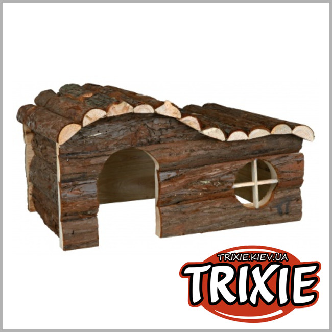 ТРИКСИ Украина - Угловой домик для грызунов TRIXIE - Hanna (Размер: 43х28х22см)