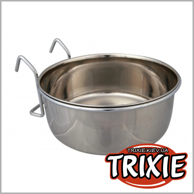 ТРИКСИ Украина - Металлическая миска для птиц TRIXIE (Обьем:0,9л)