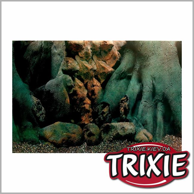ТРИКСИ Украина - Фон для аквариума TRIXIE - 49 см, двусторонний, (3D/пресная вода)