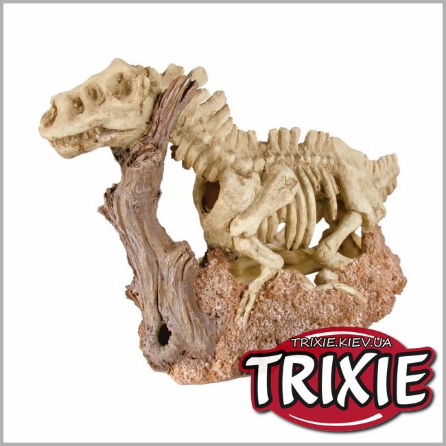ТРИКСИ Украина - Грот для рыбок TRIXIE - Скелет динозавра