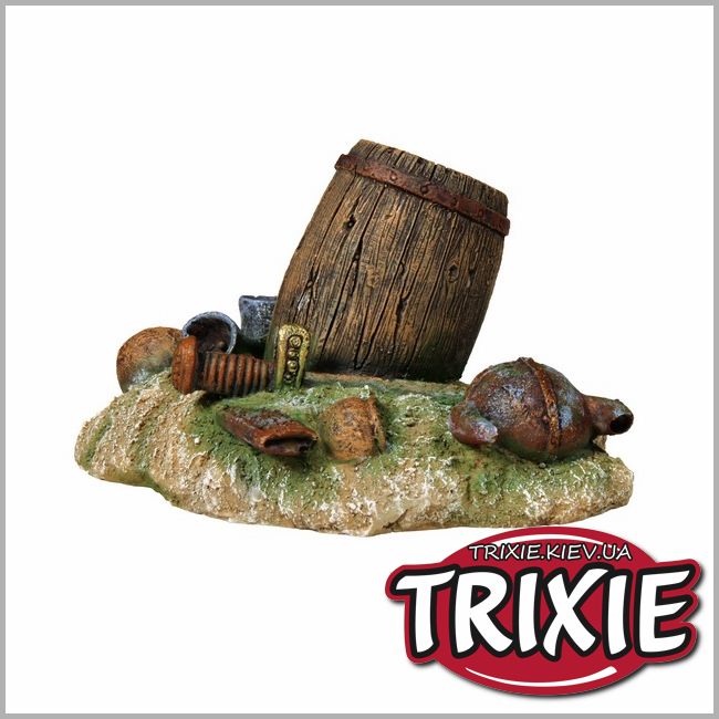 ТРИКСИ Украина - Грот для рыб TRIXIE - Бочка, шлем и меч