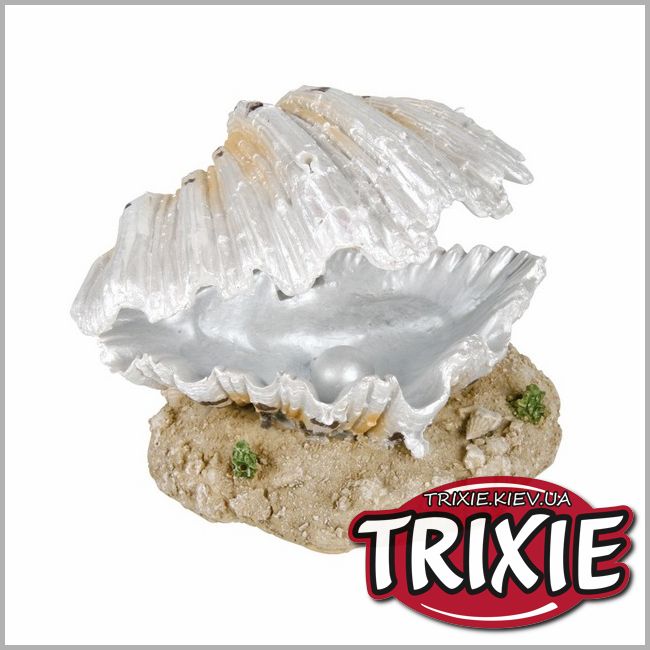 ТРИКСИ Украина - Грот для рыб TRIXIE - Морская раковина с жемчужиной, 9 см