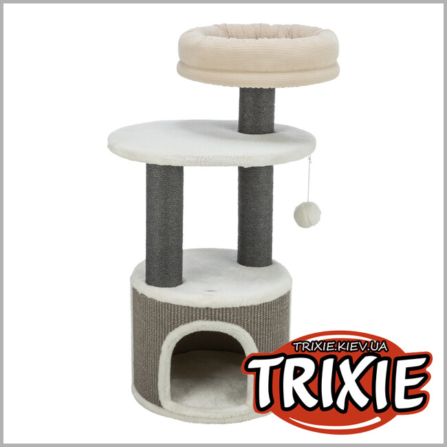 ТРИКСИ Украина - Домик-драпак для кошек Trixie 44469 "Marco", 85см, белый/беж