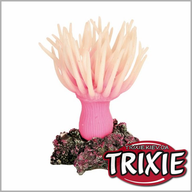 ТРИКСИ Украина - Грот для рыб TRIXIE - Анемон, розовый