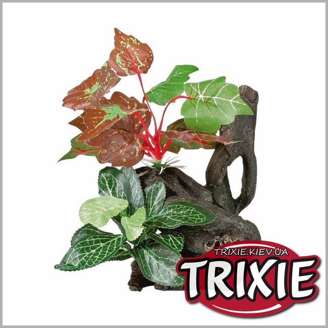 ТРИКСИ Украина - Грот с растениями для рыбок TRIXIE - в аквариум