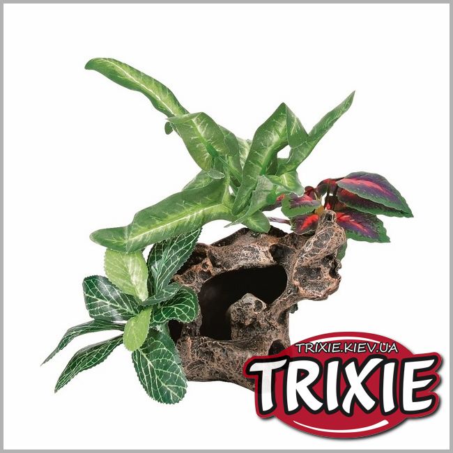 ТРИКСИ Украина - Грот с растениями для рыбок TRIXIE - в аквариум