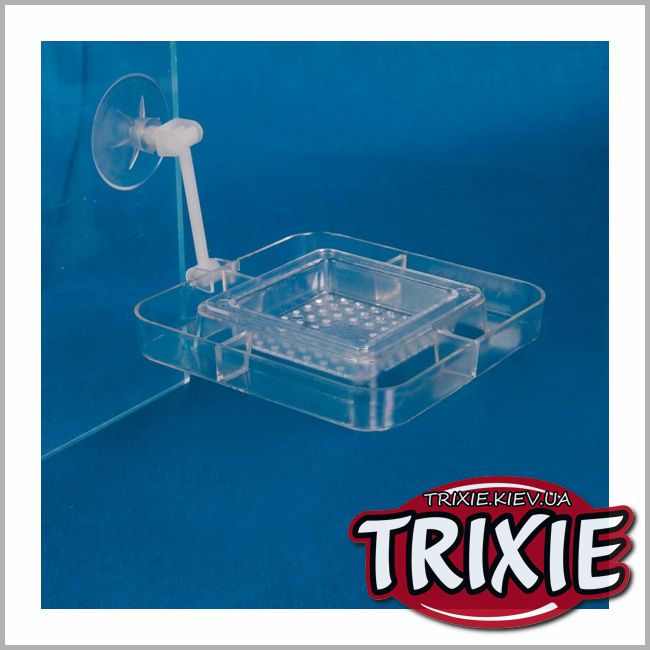 ТРИКСИ Украина - Кормушка для рыб TRIXIE, квадратная с дном (7 × 7 см)