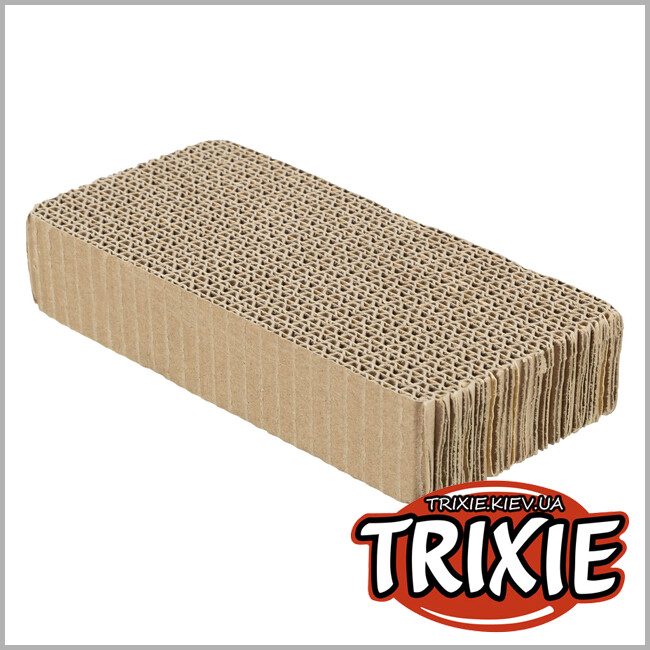 ТРИКСИ Украина - Платформа для птиц Trixie 51740 картонная для птиц 20х10х4 см