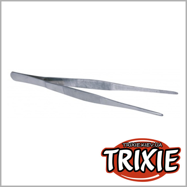 ТРІКСІ Україна - Щипці для годування рептилій Trixie Feeding Tweezers (прямі 20см)