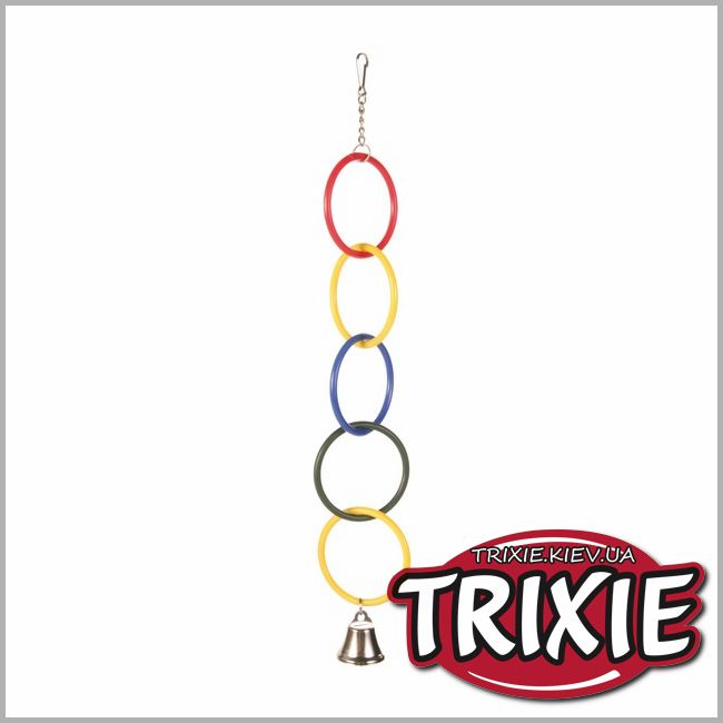 ТРИКСИ Украина - Кольца с колокольчиком для птиц TRIXIE (25 см)
