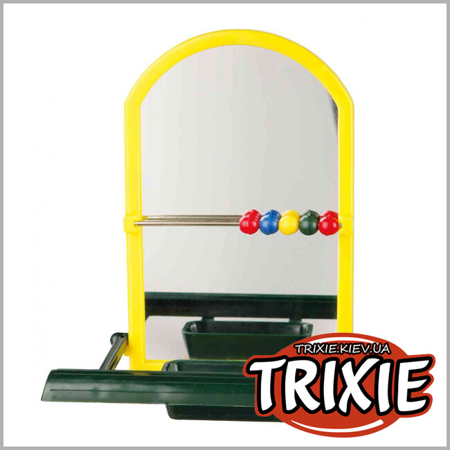 ТРИКСИ Украина - Зеркало с жёрдочкой TRIXIE (8 см)
