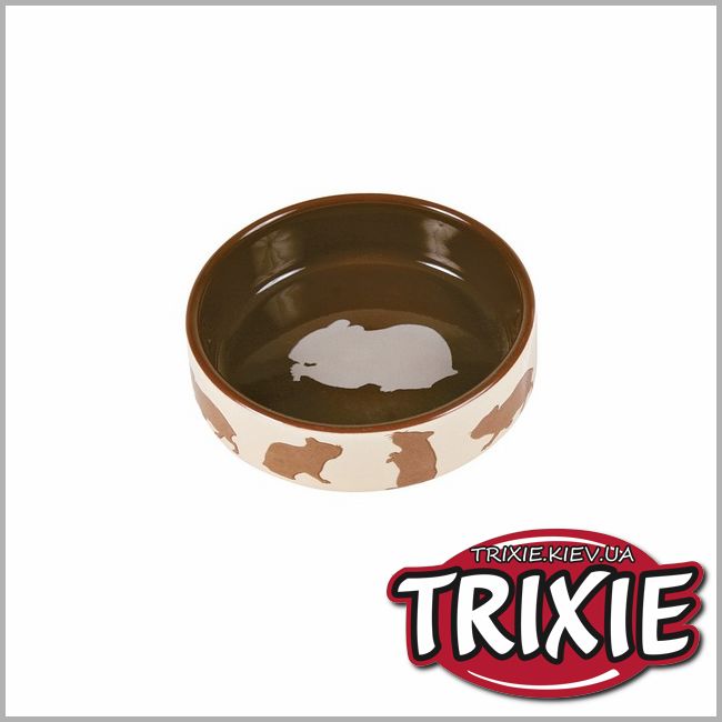 ТРИКСИ Украина - Керамическая миска для грызунов TRIXIE (Размер: 80мл/8см)