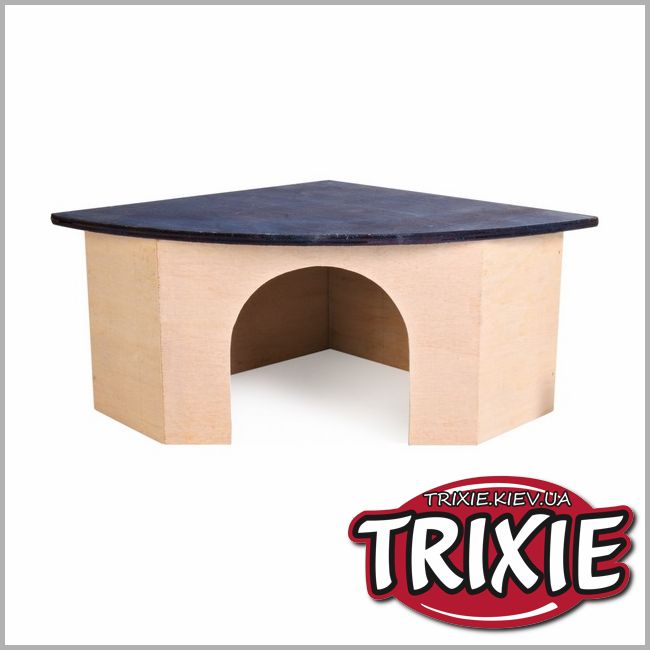 ТРИКСИ Украина - Домик TRIXIE для грызунов, угловой (Размер: 13х29х21см, 21см)